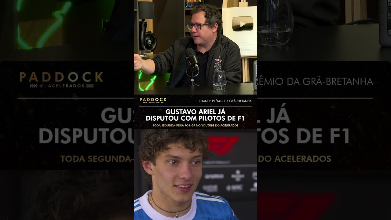 GUSTAVO ARIEL JÁ DISPUTOU COM KIMI ANTONELLI NO SIMULADOR! 🏎️🚀🏁