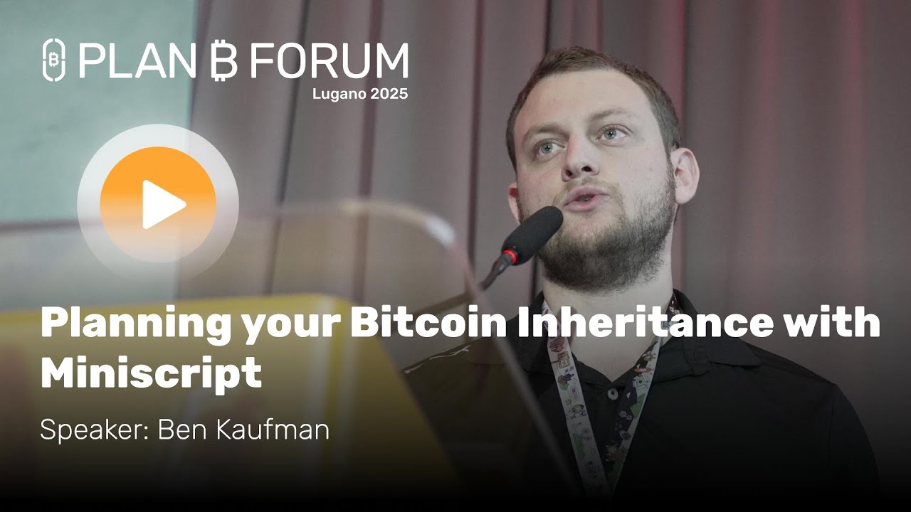 Planning your Bitcoin Inheritance with Miniscript