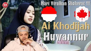 Download lagu HUWANNUR - Cover By AI KHODIJAH | Indonesia | MR Halal Reacts mp3