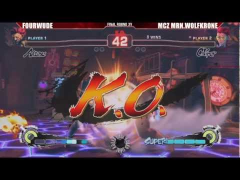 FRXV SSF4AE top 8 losers semi finals FourWude vs MCZ MRN WolfKrone.