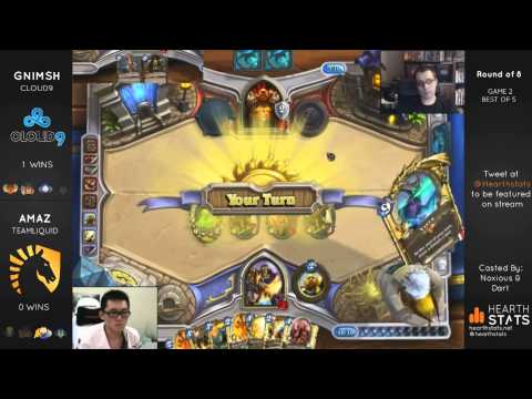 HearthStats League Invitational Hearthstone Round of 8 - Amaz vs Gnimsh