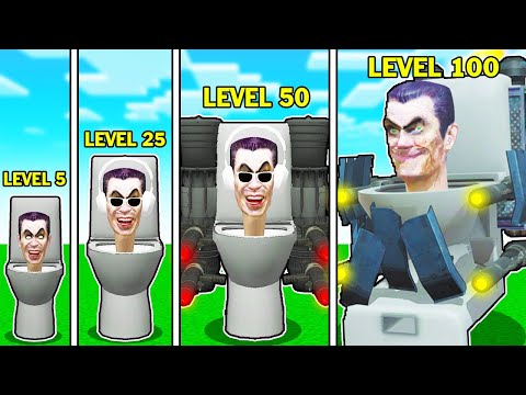 TITAN G-MAN SKIBIDI TUVALET GÜÇLENİYOR - ⚠️ Minecraft