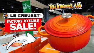 Le Creuset Factory to Table Sale FULL TOUR | FTT Richmond, Virginia 🧡🔥