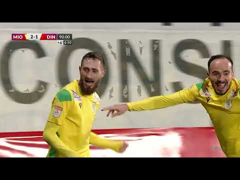 GOOOL! Mioveni - Dinamo 2-1. Rusu dă lovitura în prelungiri! ”Câinii” iau două goluri în două minute