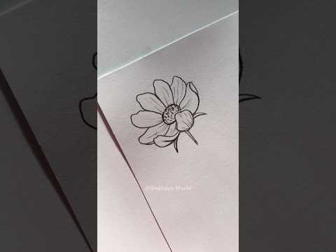 Pov: the teacher ask you to draw a flower 🌺 #shorts #art #drawing #artist #trending #viral #fyp