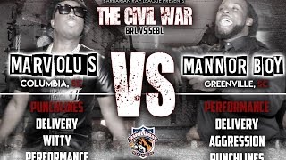 BRL PRESENTS: THE CIVIL WAR | MARVOLUS VS. MANNOR BOY