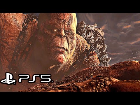 God of War 3 Remastered (PS5) - Kratos Vs. Cronos Boss Fight (4K 60FPS)