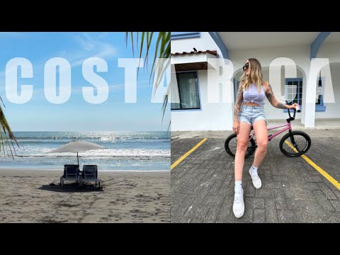 My first trip to Costa Rica! | Riding BMX, trying to surf & good food 🌴