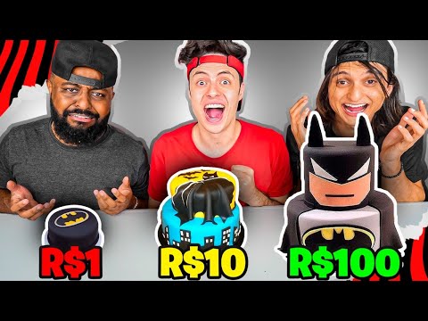 COMIDA DE R$1, R$100 OU R$1000 - Desafio