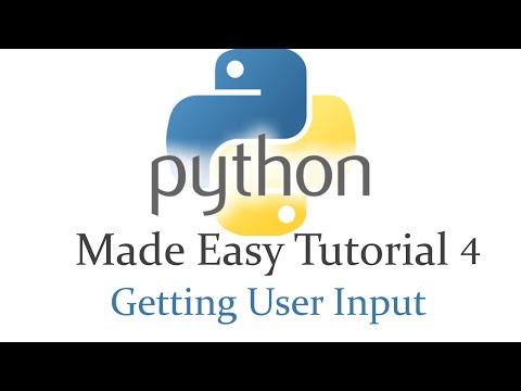 4 Python And Getting User Input