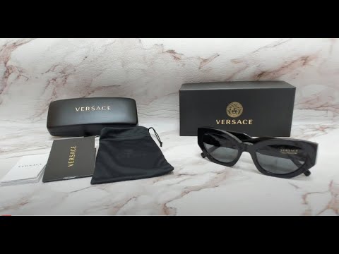 Versace Women's VE4376B VE/4376/B GB1/87 Black Fashion Cat Versace Women's VE4376B VE/4376/B GB1/87 Black Fashion Cat