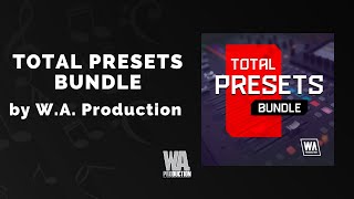 Video thumbnail for W.A. Production Total Presets Bundle - 3 Min Walkthrough Video (97% off for a limited time) by VSTBuzz Audio Software Deals