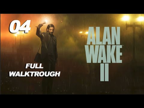 ALAN WAKE 2 PS5 Walkthrough Gameplay Part 4. - NIGHTINGALE HUNTED SAGA.   (HD)