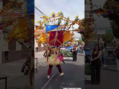 Desfile folklórico Izamba Tungurahua Ecuador #danza #cultura #tradicion