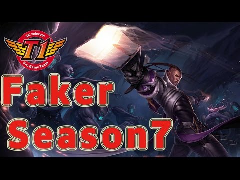SKT T1 Faker Lucian MID vs Katarina Patch 6.24