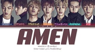 Amen - MONSTA X (몬스타엑스) [Color Coded Lyrics Han|Rom|Eng]
