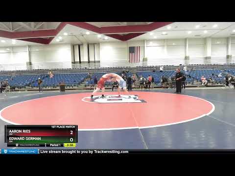 285 Lbs 1st Place Match - Aaron Ries, OH Vs Edward German, OH 3a12