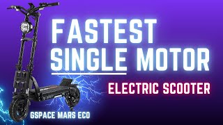 Fastest Single Motor Electric Scooter We’ve Tested: GSPACE Mars Eco Review