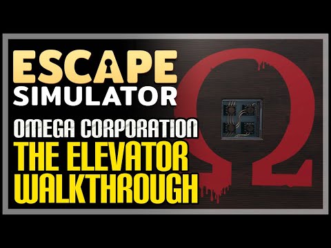 Escape Simulator Omega Corporation The Elevator - All Tokens