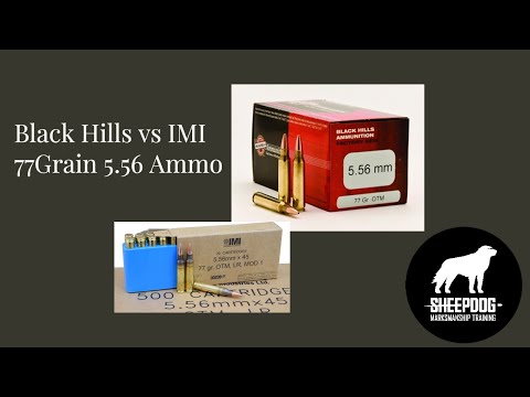 Black Hills vs IMI 77gr MK262 comparison