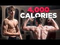4000 Calorie Full Day of Eating to Gain Weight | Skinny Kid Bulking Up