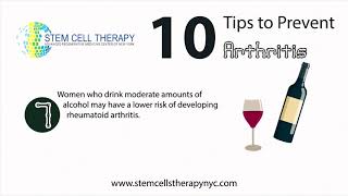 Stem Cell Therapy (10 Tips to Prevenet Arthritis)