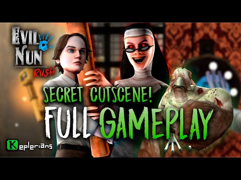 EVIL NUN RUSH full GAMEPLAY | SECRET CUTSCENE | Gameplay CHALLENGE