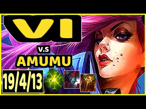 MINERVA (VI) vs AMUMU - 19/4/13 KDA JUNGLE GAMEPLAY - BR Ranked GRANDMASTER