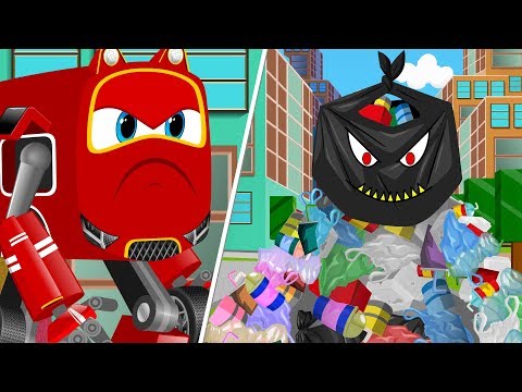 SuperCar Baby Rikki and Kids Stand against the Plastic use & Pollution | Car Cartoon