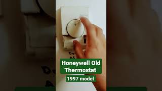 Honeywell manual Ac thermostat | Honeywell thermostat how to operate| Honeywell Old model thermostat