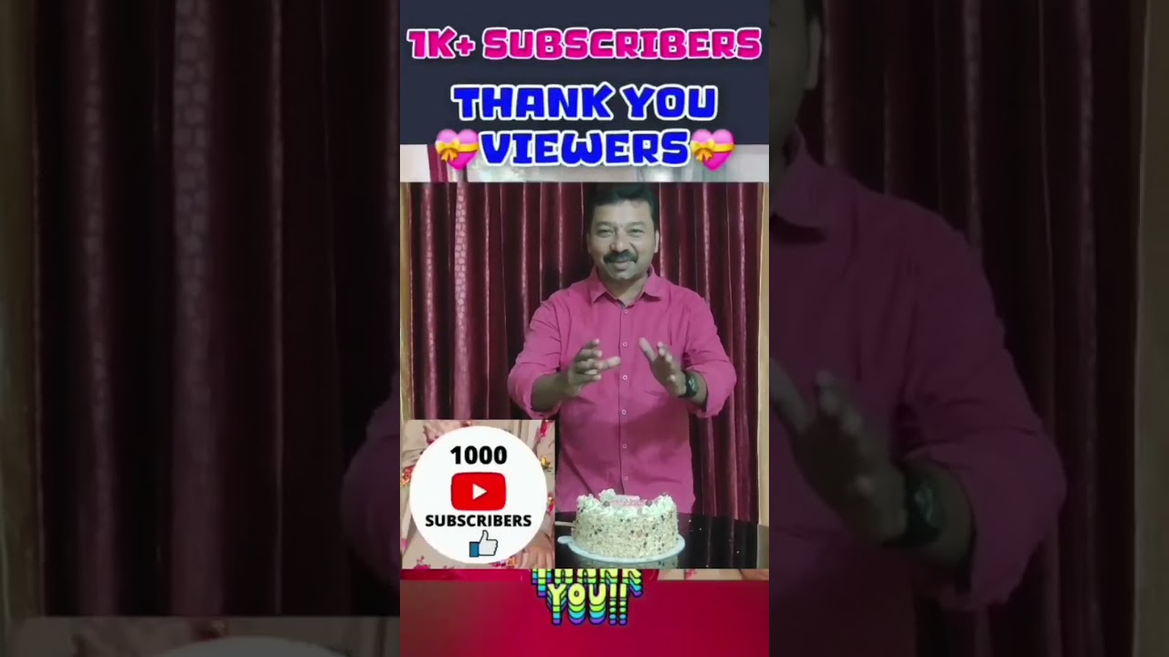 YouTub 1.K,+ Subscriber Celebration #shortsvideo #ytshorts #youtuber #cake #happy #happiness #foryou