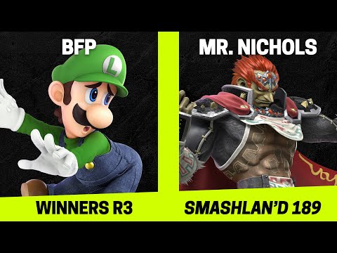 SmashLAN'd 189 Winners R3 - BFP (Luigi) vs Mr. Nichols (Ganondorf) - SSBU Tournament