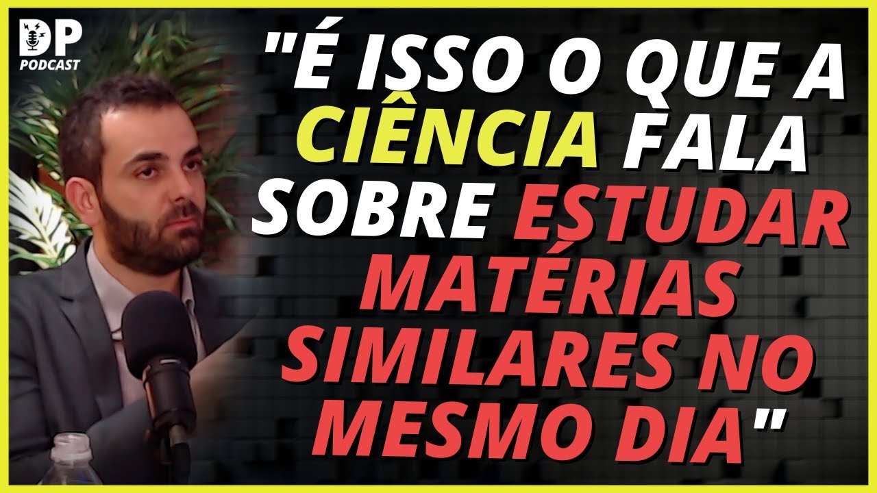 VALE A PENA INTERCALAR AS MATÉRIAS ESTUDADAS NA SEMANA? [CONCURSOS PÚBLICOS]