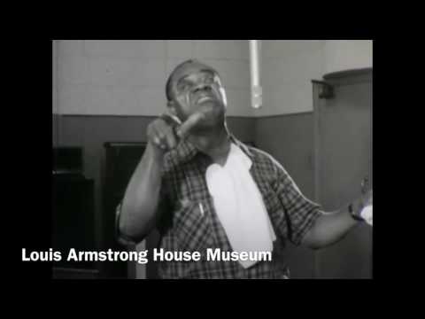 Thumbnail for Newly Discovered Footage of Louis Armstrong Recording  I Ain't Got Nobody  in 1959! good audio by Peanuts Hucko
