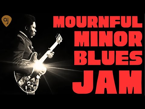 Mournful A Minor Blues Jam | B.B. King Style Guitar Backing Track