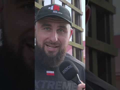 Konrad Karwat podczas strongman cup Potegowo