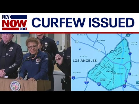 Video | LA anti-ICE protests: Curfew issued for downtown area, 190+ arrests made | LiveNOW from FOX