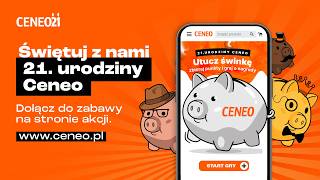 Świętuj z nami 21. urodziny Ceneo! Utucz świnkę i graj o nagrody.