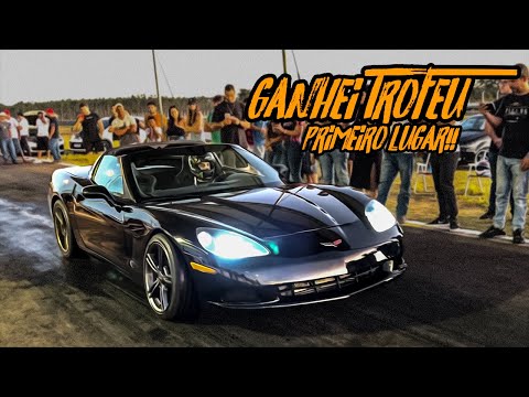 LEVEI A CORVETTE PROCHARGER NA ARRANCADA!!🔥 TOMEI PAU PRA CARAVAN?