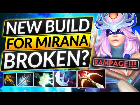 NEW OFFLANE BUILD is EXTREMELY BROKEN - FREE MMR MIRANA Tips - Dota 2 Guide