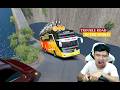 DANGEROUS Overload Passenger Crossing Dangerous Road In The World