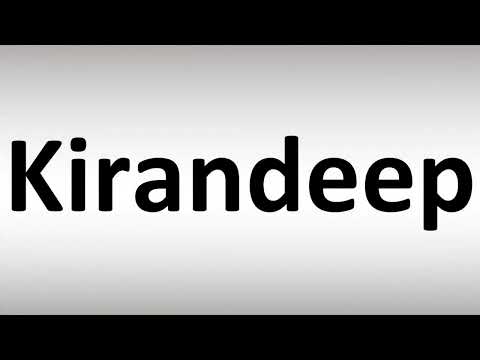 How to Pronounce Kirandeep