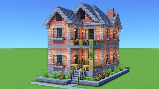 How To Build a Town House In Minecraft | Including Interior