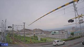 岳南電車岳南線・踏切