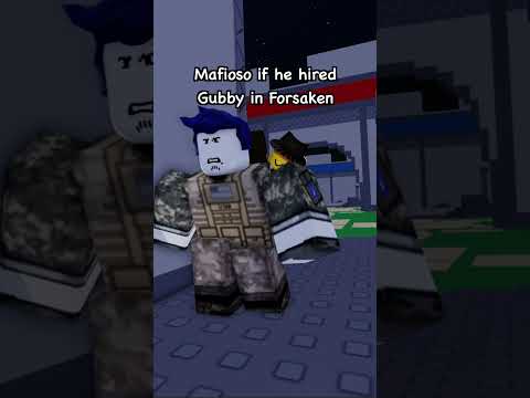 Gubby VS Survivor be like 😭 | FORSAKEN ANIMATION #forsaken #roblox