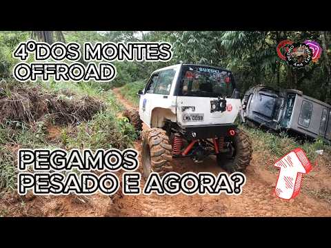 4ºENCONTRO DO DOS MONTES OFFROAD! A TRILHA ESTAVA BEM PESADA ATÉ UM TROLLER TOMBOU!