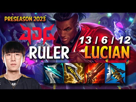 JDG Ruler LUCIAN vs VARUS ADC - KR Ranked