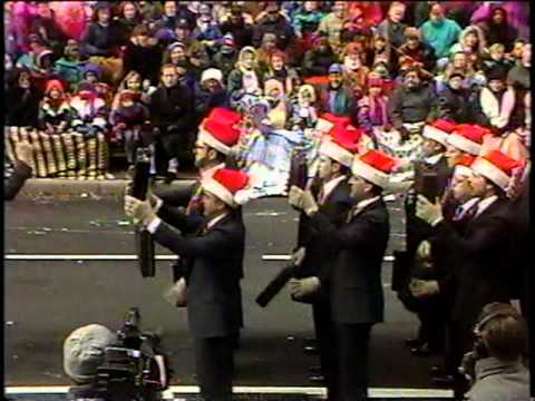 1993 Thanksgiving Parade Briefcase Drill Team.mpg