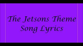 The Jetsons Theme Song Lyrics