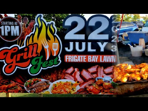The first ever grill fest St kitts π°π³/ Grilled chicken, pork and fish competition, wow what a crowd